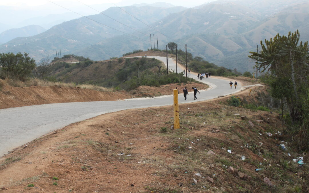 Upgrading of D1506 from gravel to concrete surface